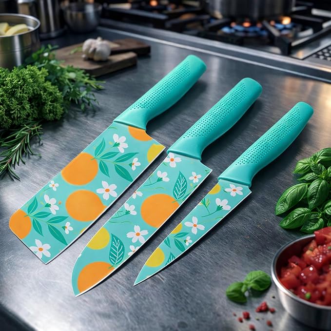 Printed knife (Set of 3)