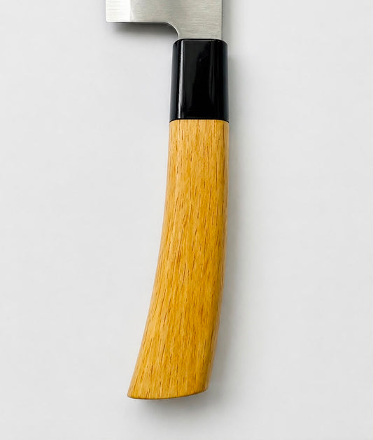 STAINLESS STEEL CHOPPING KNIFE - WOODEN HANDLE