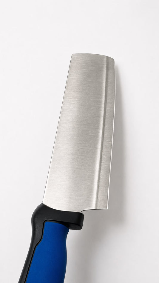 STAINLESS STEEL CHOPPING KNIFE - PLASTIC HANDLE