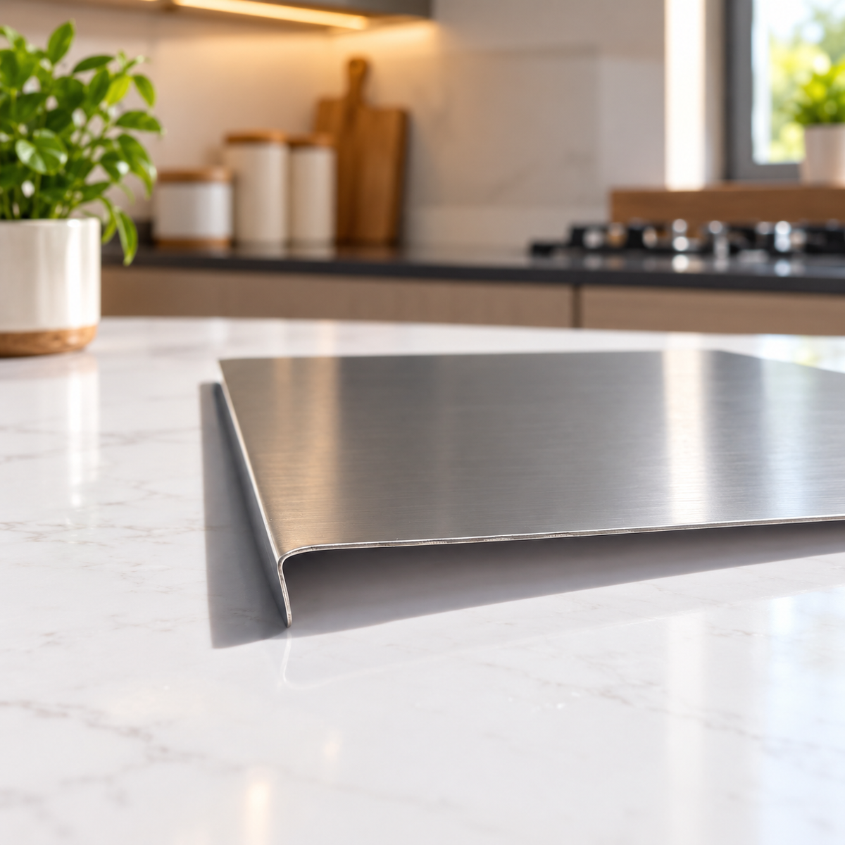 Stainless steel cutting board