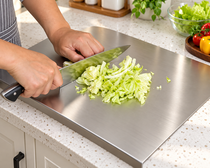 Stainless steel cutting board