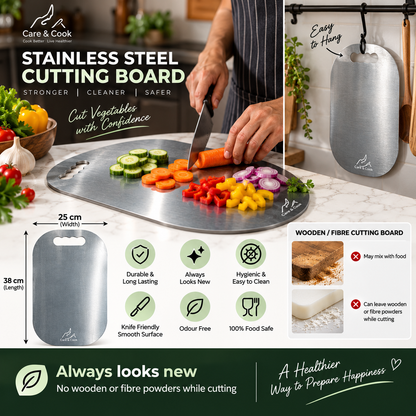 SS Ovel Cutting Board