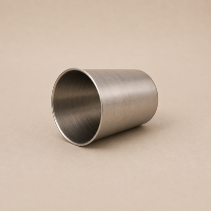 Steel glass Round(Set of 3)