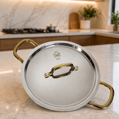 Premium Triply Stainless Steel Kadai
