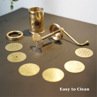 BRASS 600GM SEV SANCHA WITH BOTTOM RING