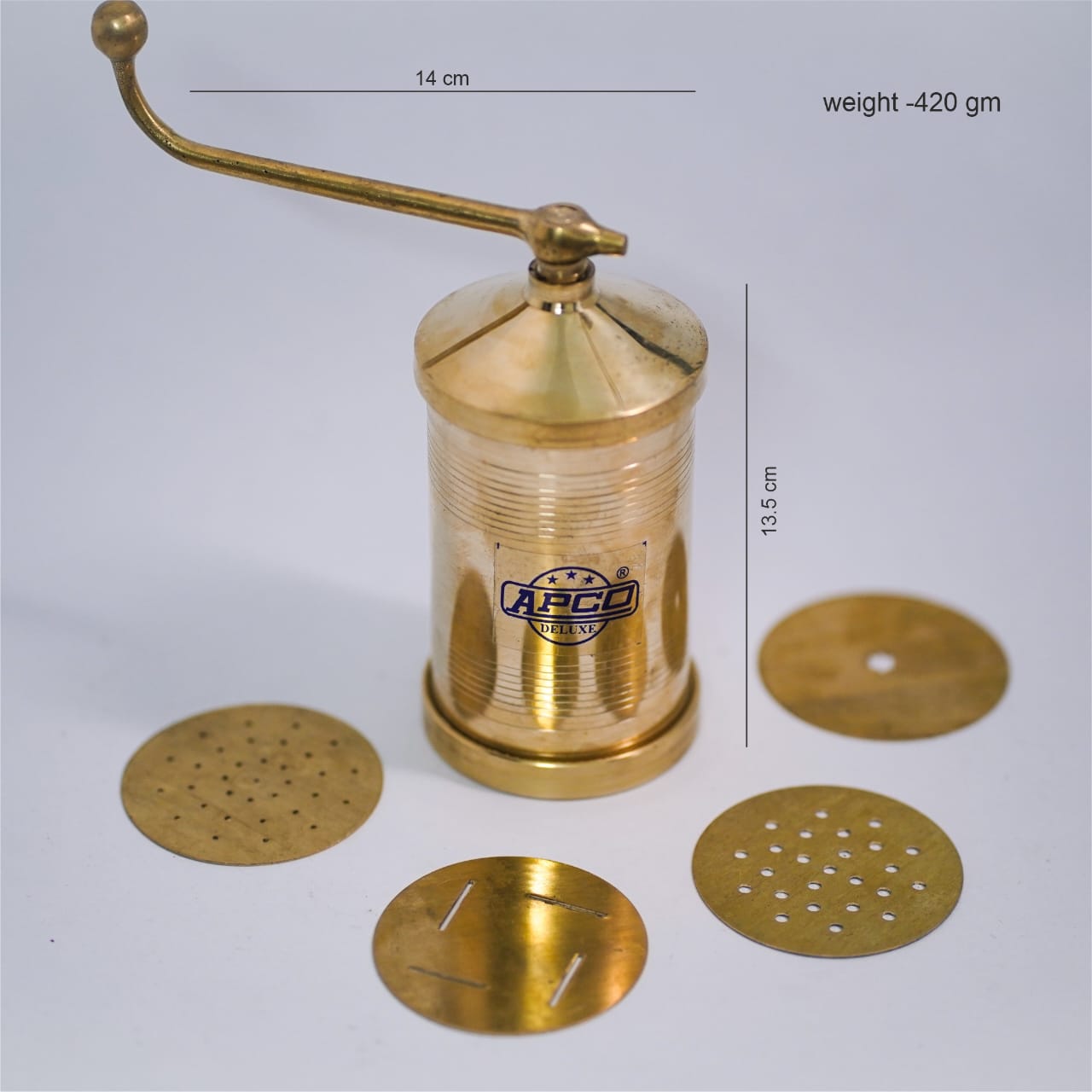 BRASS 420 GM SEV SANCHA WITH BOTTOM RING
