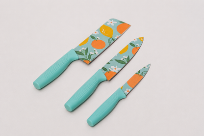 Printed knife (Set of 3)