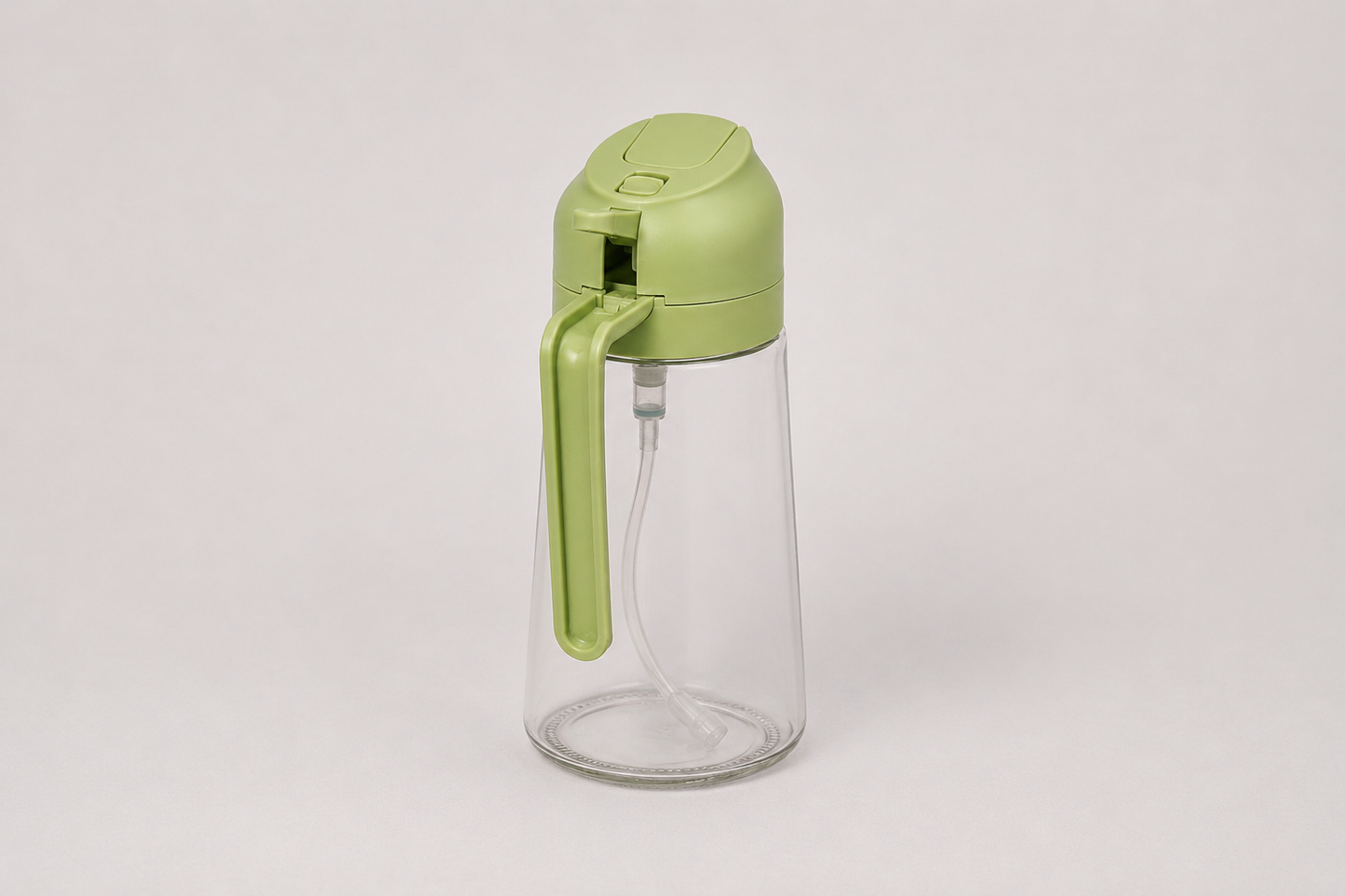 Oil sprayable and pourable bottle
